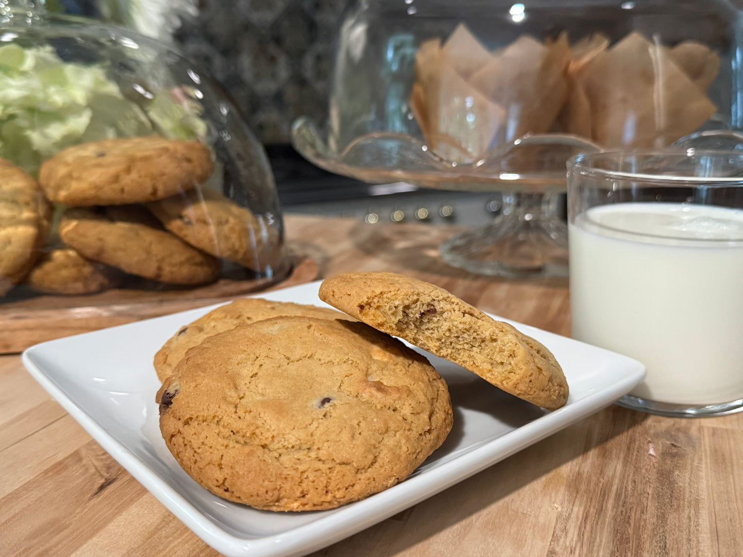 Baked Tuxedo Cookie