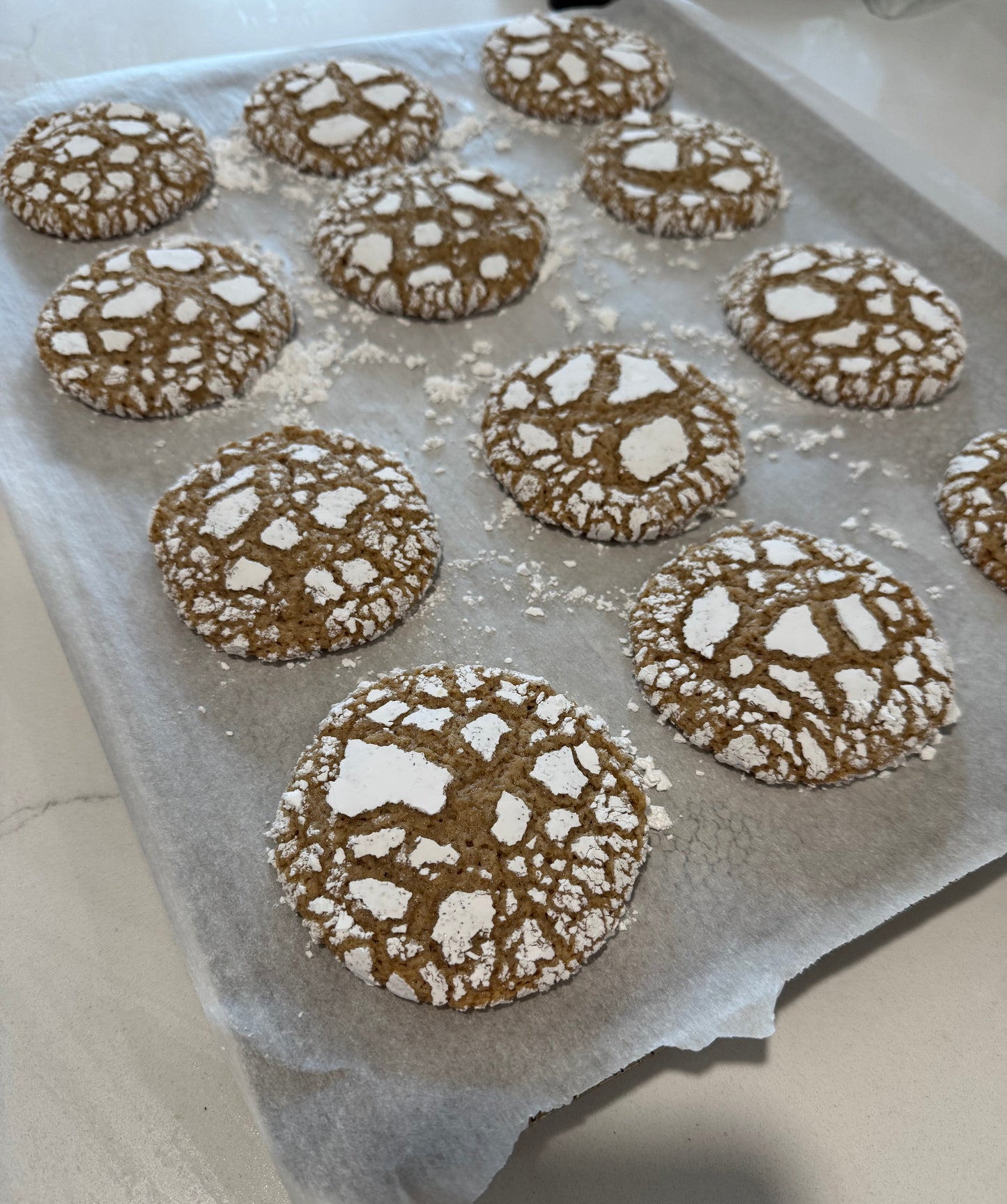 Chai Latte Crinkle Cookie