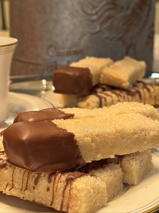 Classic Short Bread w/ Chocolate Drizzle