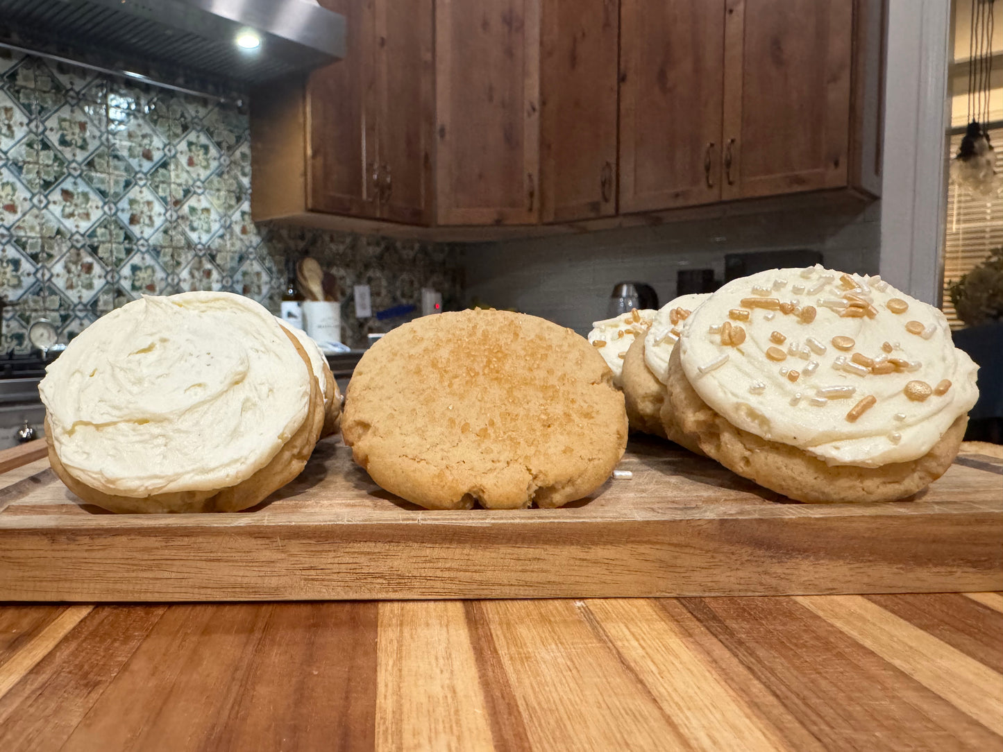 Chai Crinkle, Snibber Doodle, Sugar Cookie
